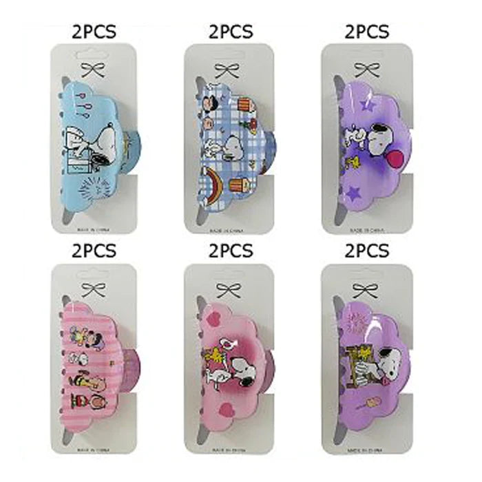 8.2cm Cloud-Shaped Cartoon Dog Hair Claw Clip – Cute Kawaii Matte Hair Jaw for Women & Girls – Pastel Pink (JC-11268M)