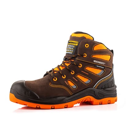 Dark Brown / Hi-Viz Orange / 6