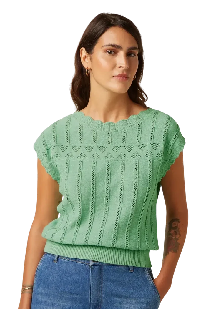 KING LOUIE Liora Top Rocky Ajour Minty Meadow