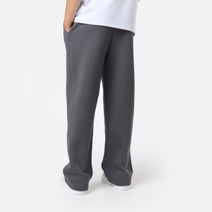 Loose Fit Open Hem Jogger | Dark Grey