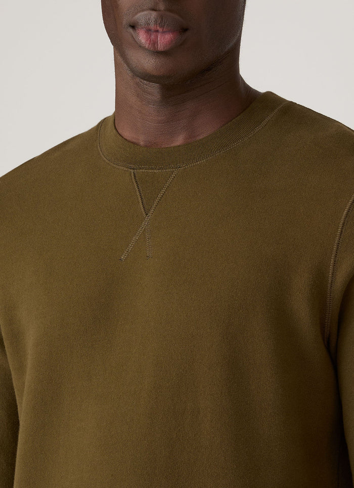 Men's Loopback Sweatshirt in Loden Green