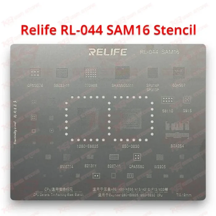 Relife RL-044 SAM16 Stencil