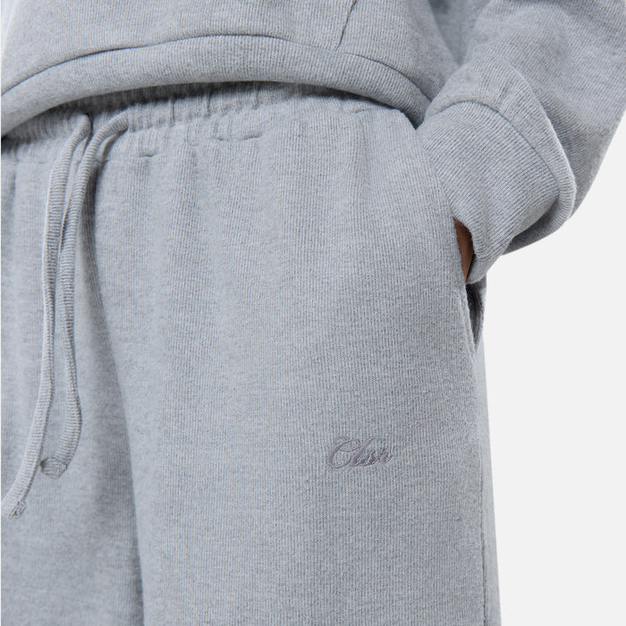Soft Knit Tracksuit | Grey Marl