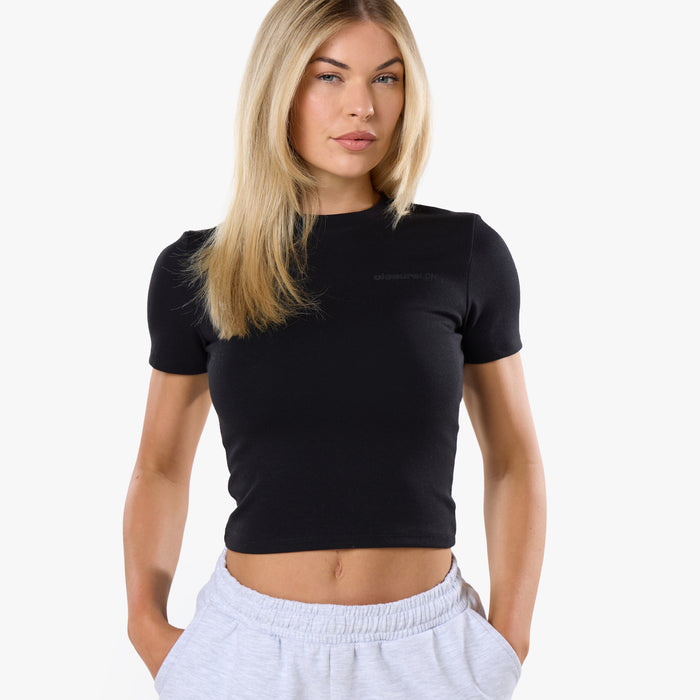 Tonal Scuba Core Logo Twinset | Black/Grey Marl