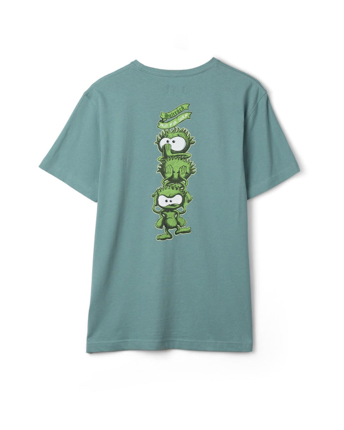 Totem Mens Short Sleeve T-Shirt In Light Blue