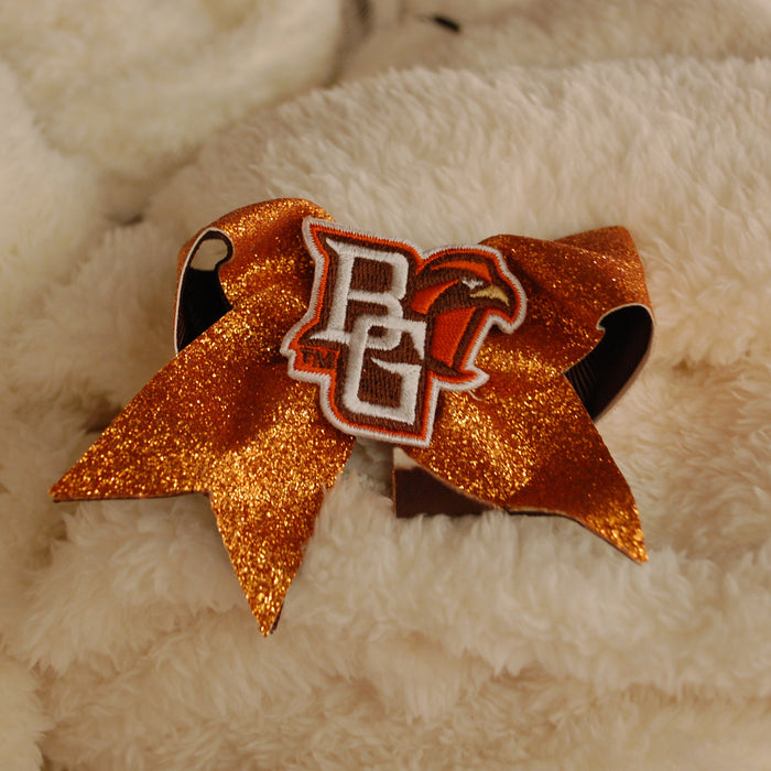 Wee One's Peekaboo Medium Glitter Glitz and Grosgrain Underlay Hair Bow