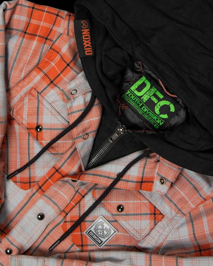 Youth Superior Hooded Flannel Jacket - Dixxon Flannel Co.