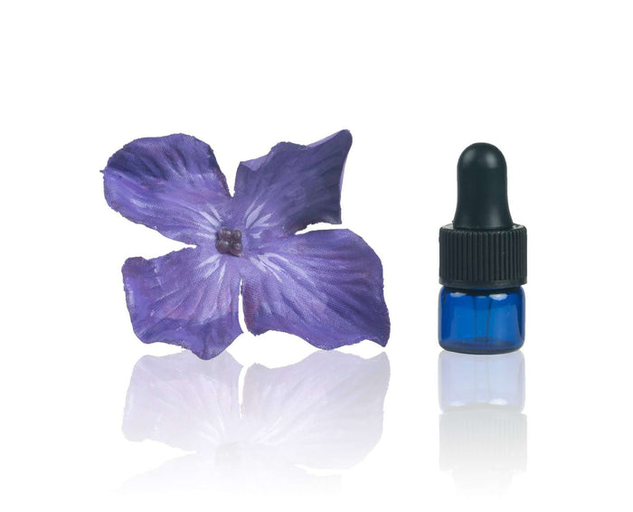 1 ml Blue Glass Vials w/ Black Dropper (Pack of 5) at Your Oil Tools