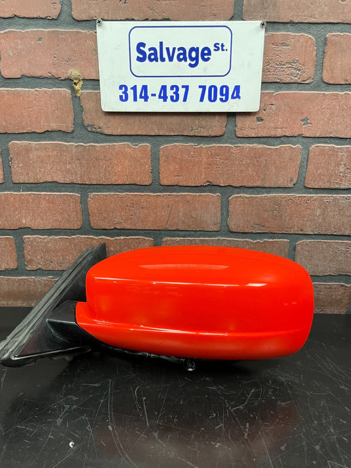 11-19 DODGE CHARGER SRT Left Door Mirror power Orange PVP manual fold heated OEM