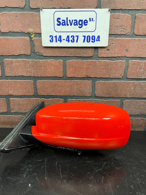 11-19 DODGE CHARGER SRT Left Door Mirror power Orange PVP manual fold heated OEM
