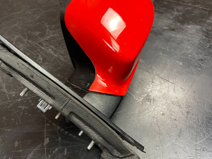 11-19 DODGE CHARGER SRT Left Door Mirror power Orange PVP manual fold heated OEM