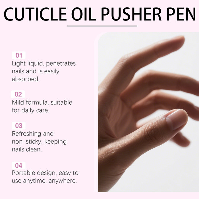 2-in-1 Cuticle Oil Pusher Pen