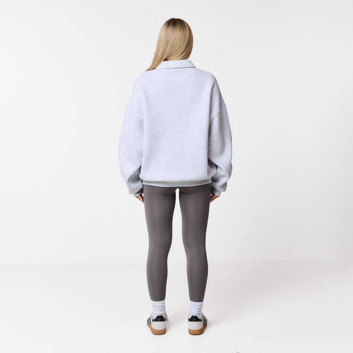2-Pack Collegiate Button Up Sweatshirt | Grey Marl/Burgundy