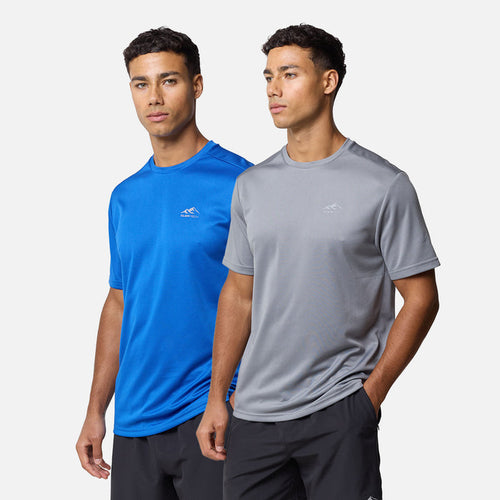 2-Pack Pace Performance T-Shirt | Iron Grey/Cobalt