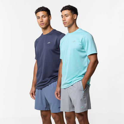 2-Pack Pace Performance Twinset  | Navy/Aqua
