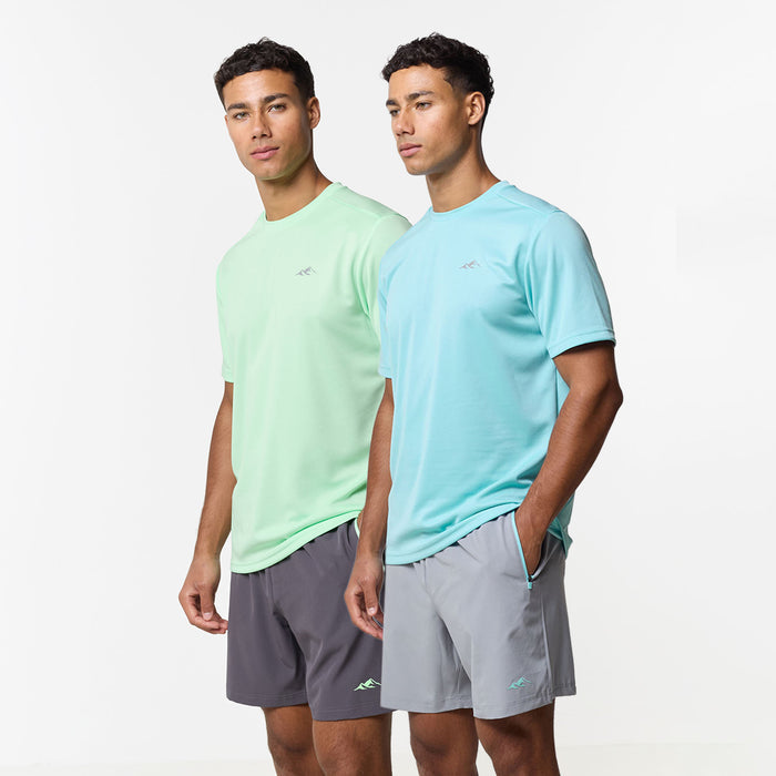 2-Pack Pace Performance Twinset  | Vapour Green/Aqua