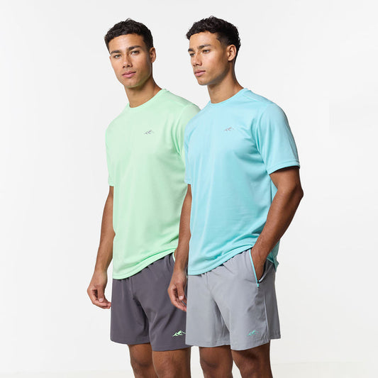 2-Pack Pace Performance Twinset  | Vapour Green/Aqua