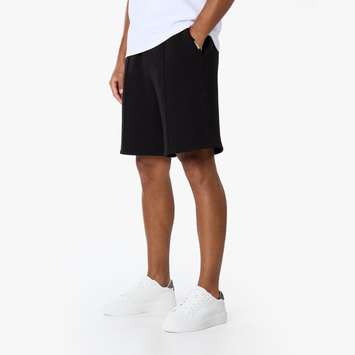 2-Pack Pleated Core Short | Black/Grey Marl