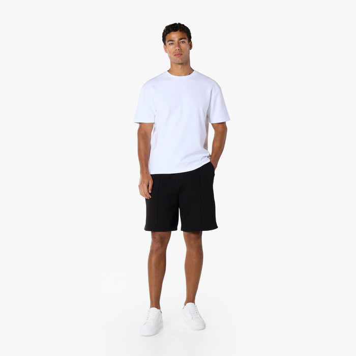 2-Pack Pleated Core Short | Black/Grey Marl