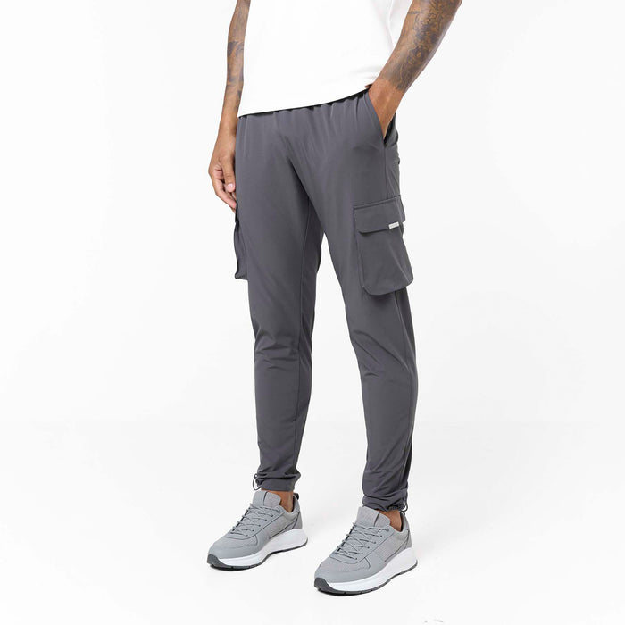 2-Pack Stretch Tech Cargo Pants | Dark Grey/Sand