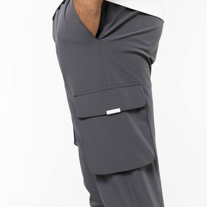 2-Pack Stretch Tech Cargo Pants | Dark Grey/Sand