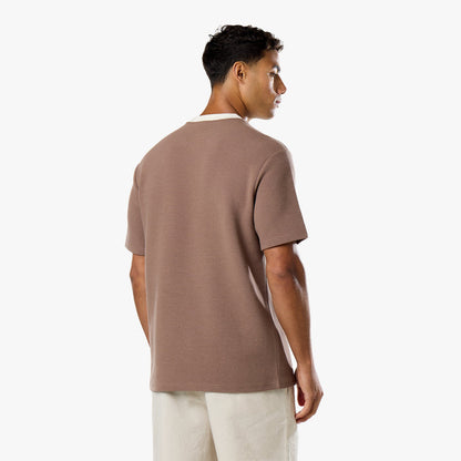 2-Pack Textured Icon T-Shirt | Ecru/Warm Brown