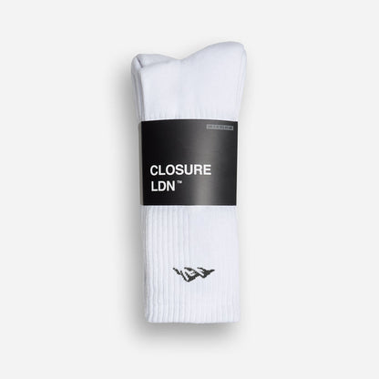 3-Pack Core Performance Socks | White