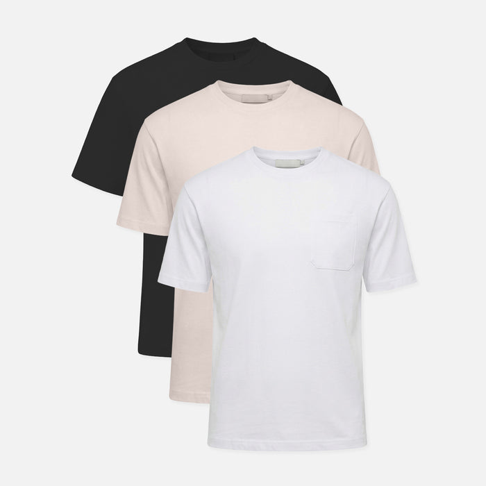 3-Pack Smart Pocket T-Shirts | Multi