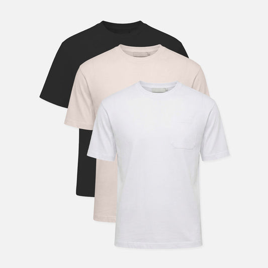 3-Pack Smart Pocket T-Shirts | Multi