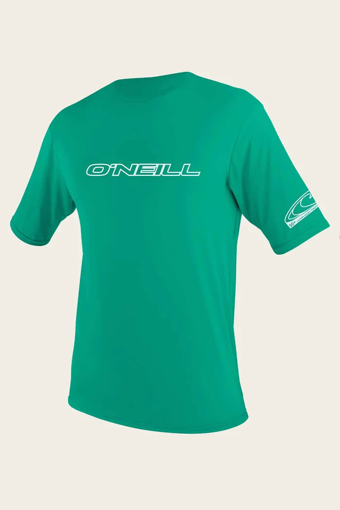 O’Neill Youth Basic Sun Shirt green kids rash guard UPF 50+ size 4