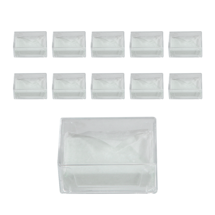 39.5x11.5mm Rectangle Coverslips (39.5x11.5 1000pc), SKU SL39201021, three quarter front view