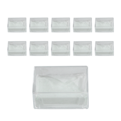 39.5x11.5mm Rectangle Coverslips (39.5x11.5 1000pc), SKU SL39201021, three quarter front view