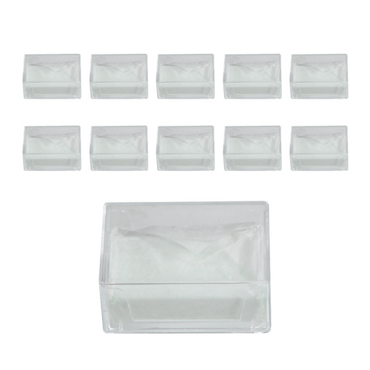 39.5x11.5mm Rectangle Coverslips (39.5x11.5 1000pc), SKU SL39201021, three quarter front view