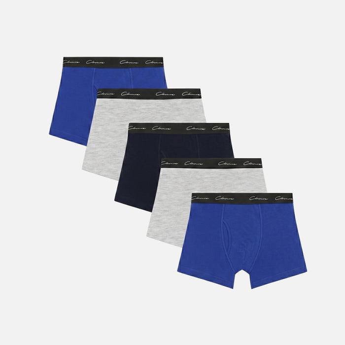 5-Pack Classic Boxer Briefs | Blue Multi