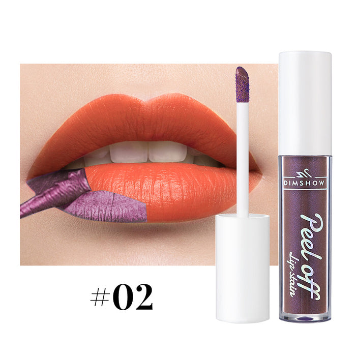 6 Colors Peel Off Lip Gloss - Waterproof Velvet Liquid - view 3
