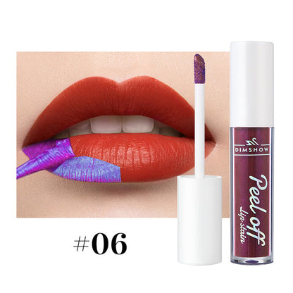 6 Colors Peel Off Lip Gloss - Waterproof Velvet Liquid - view 8