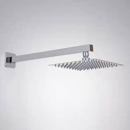 Shower Rose - Wall Mount Arm Square Chrom/Black