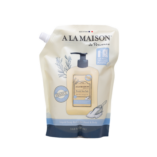 A La Maison Fresh Sea Salt Liquid Soap Refill Pouch 1L