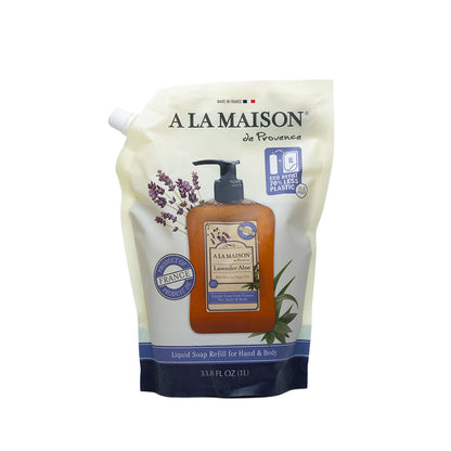 A La Maison Lavender Aloe Liquid Soap Refill Pouch 1L