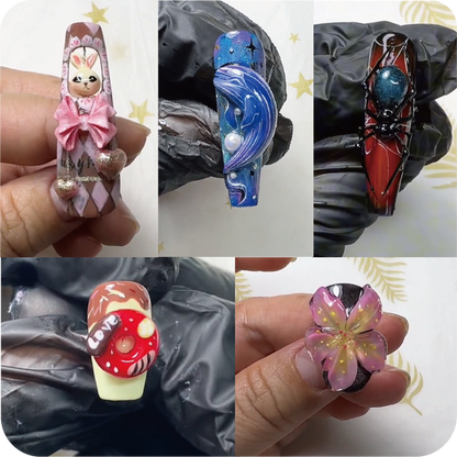 ACOS 3D Carving Gel Nail Art Course - Lashmer