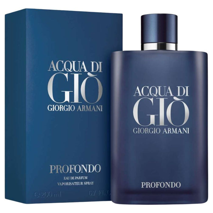 Acqua di Gio Profondo by Giorgio Armani for Men 6.7 oz EDP Spray