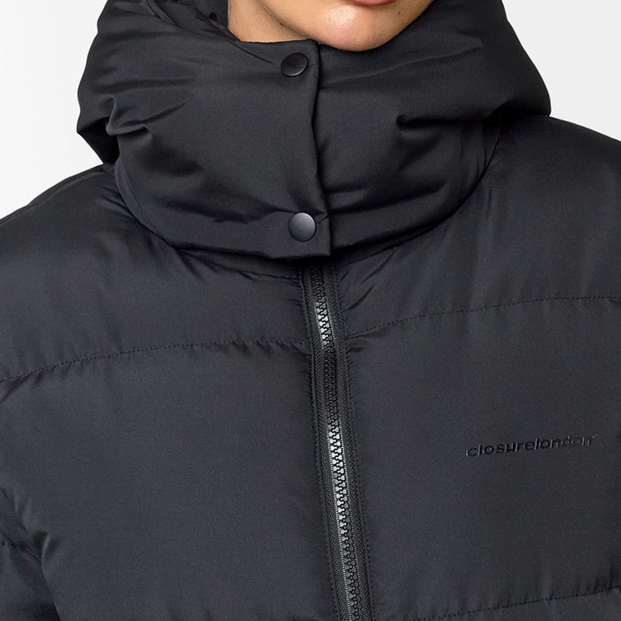 Adjustable Waist Puffer | Black