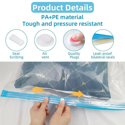 Air-Evacuation Storage Space-Saving Kit