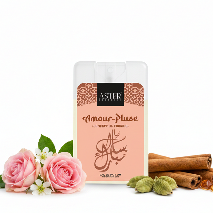 Amour Pluse 20ml pocket perfume bottle with Oud fragrance
