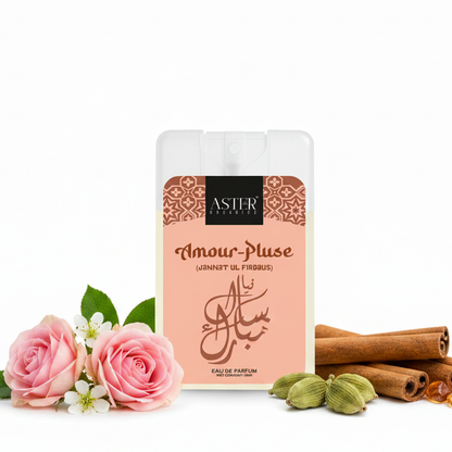 Amour Pluse 20ml pocket perfume bottle with Oud fragrance