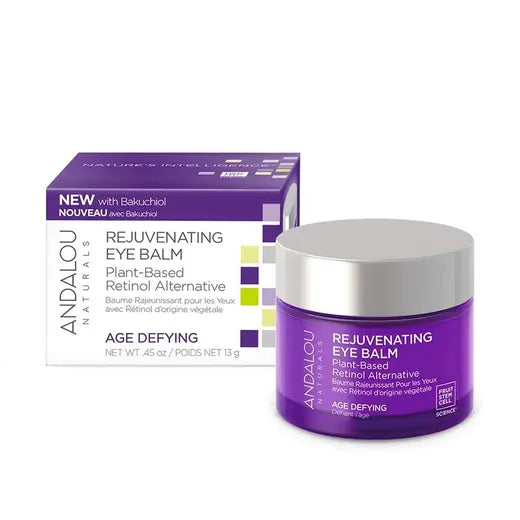Andalou Naturals Rejuvenating Eye Balm Plant Based Retinol Alternative 13g