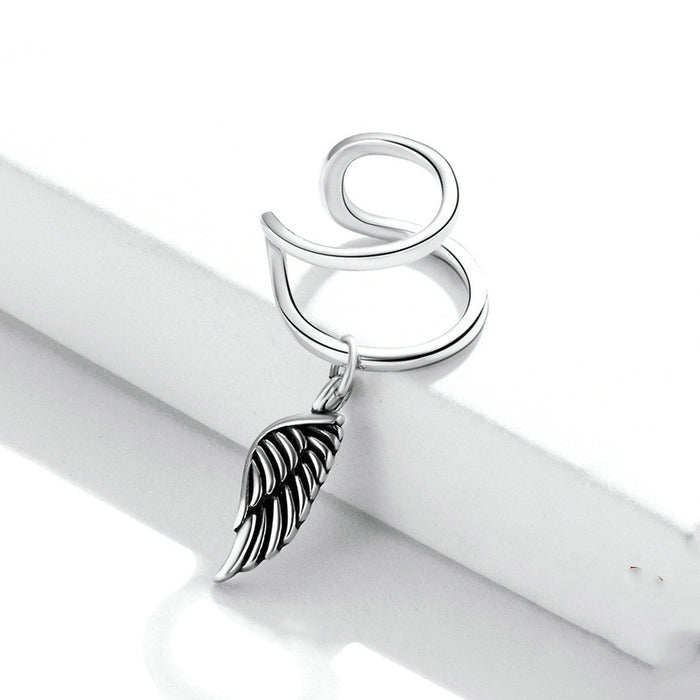 Angel Wings Single Ear Cuff