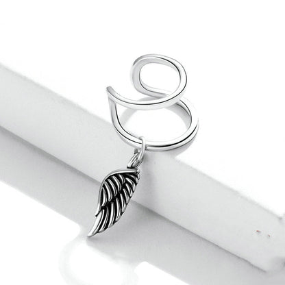 Angel Wings Single Ear Cuff