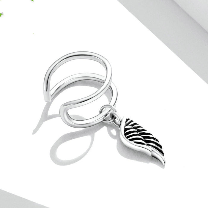 Angel Wings Single Ear Cuff