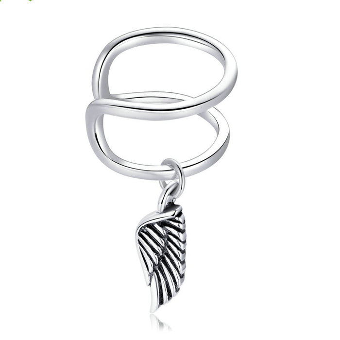Angel Wings Single Ear Cuff